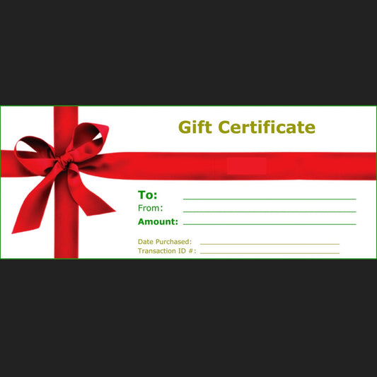MBB Gift Certificate